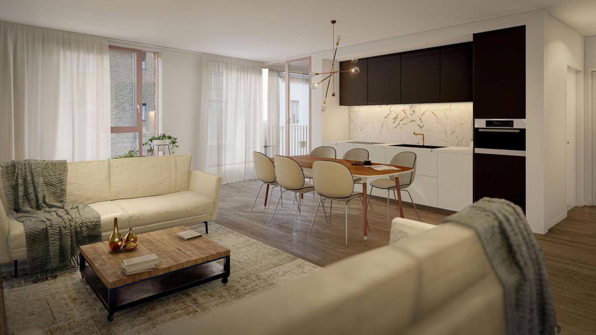 Quartier Chant d'Oiseau, maison 3 ch. de ± 208 m² + jardin