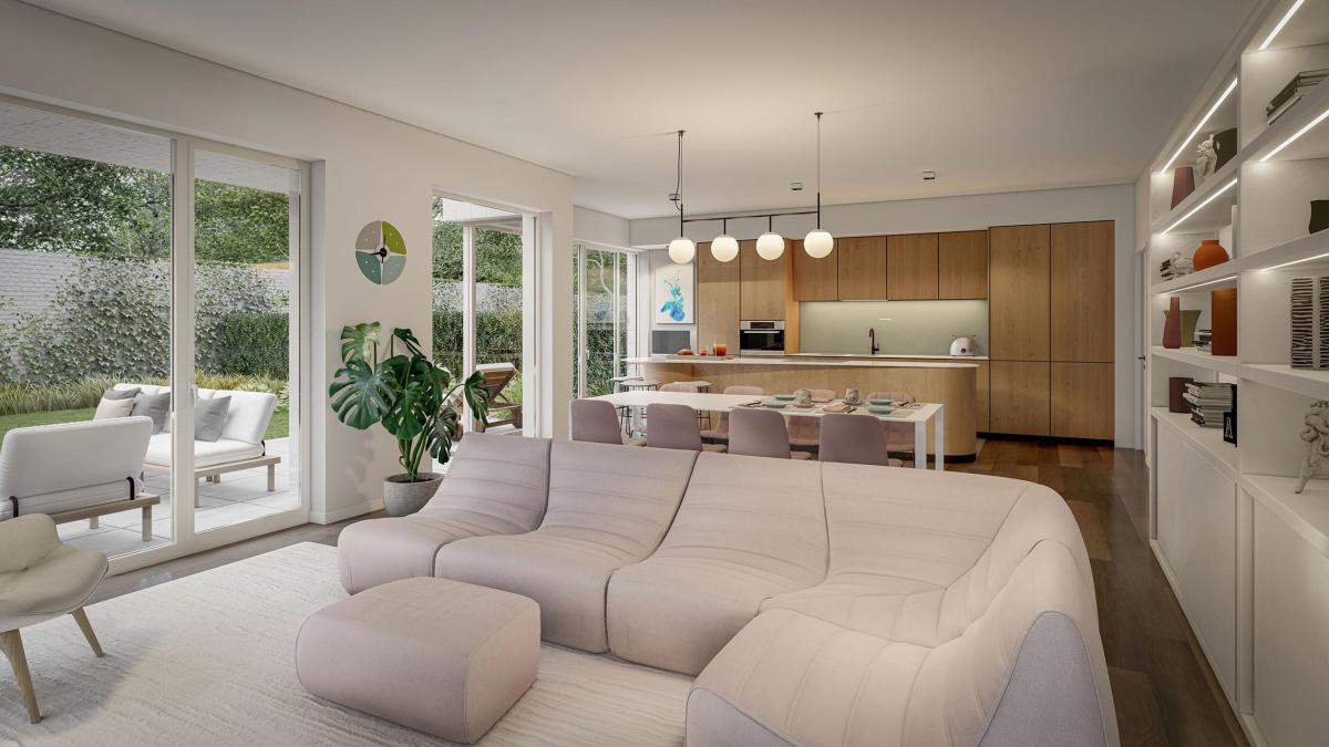 Quartier Chant d'Oiseau, maison 3 ch. de ± 208 m² + jardin