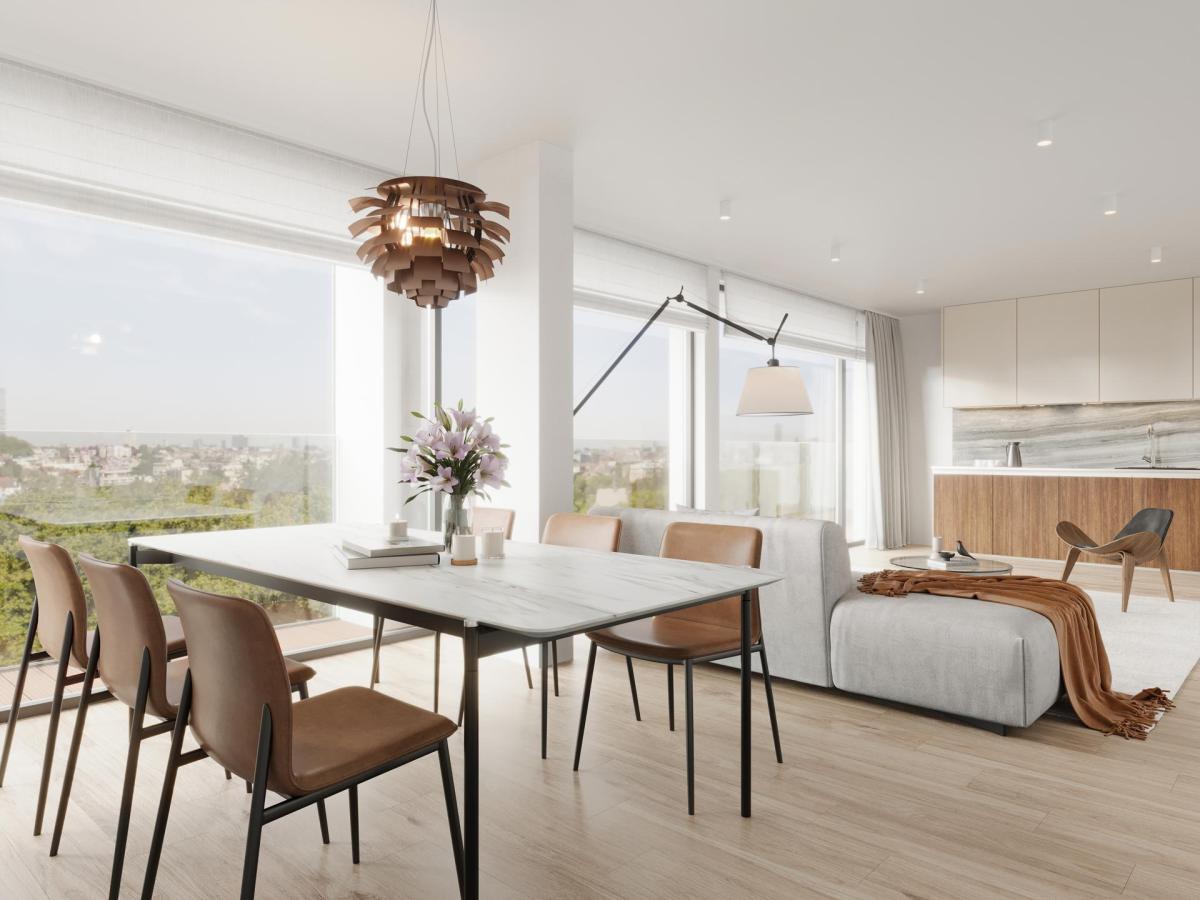 Abbaye de La Cambre, studio 56 m² + terrasse 11 m²