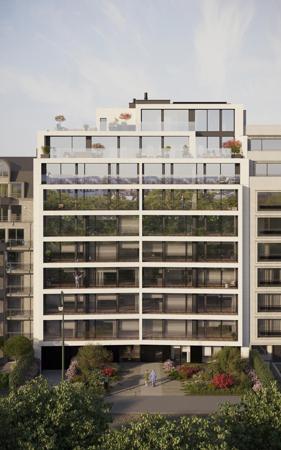 Abbaye de La Cambre, studio 56 m² + terrasse 11 m²