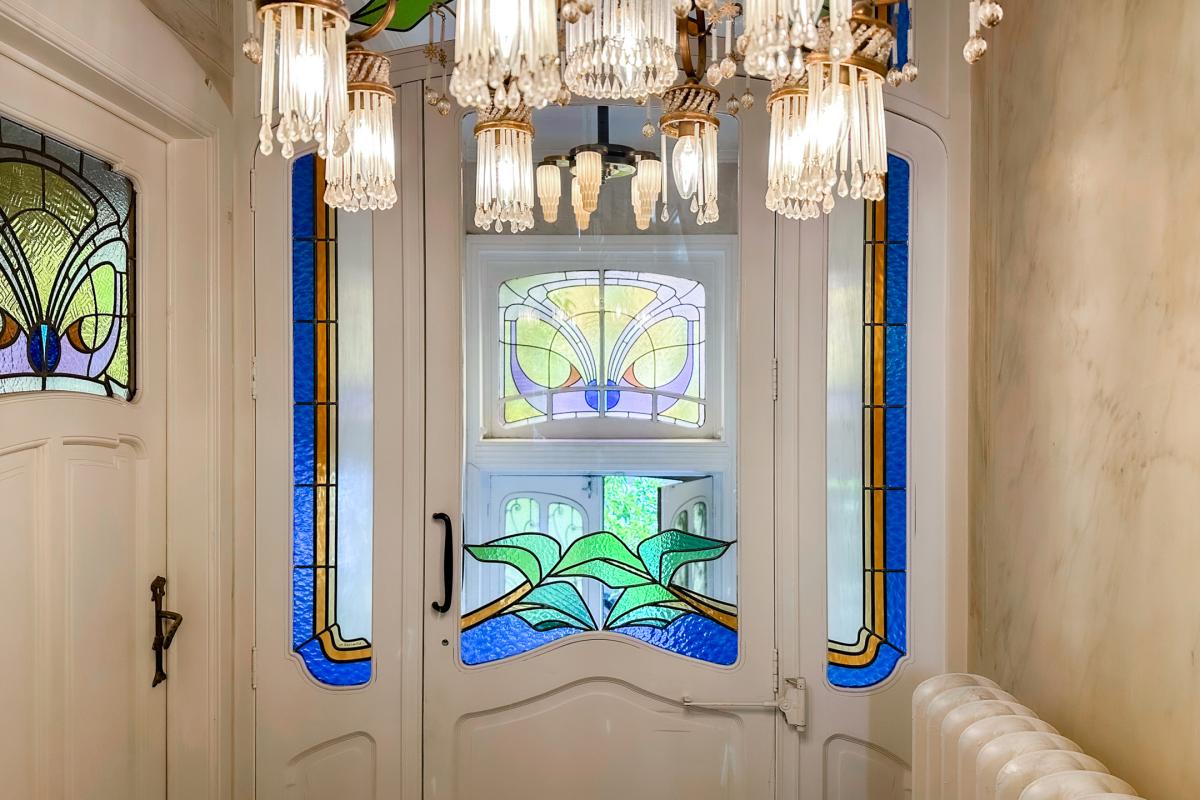 Brugmann: très belle maison de maître Art nouveau