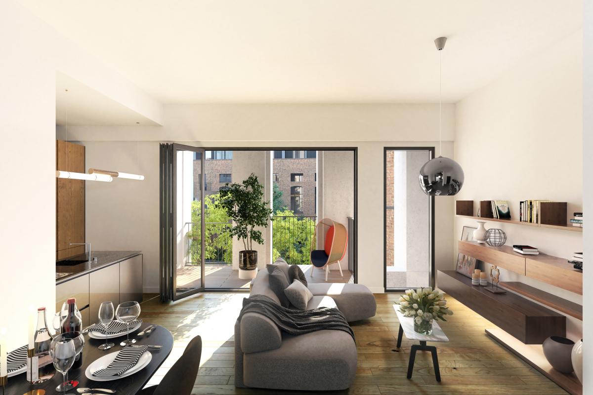 Place Stéphanie/ Louise, lot de deux appartements neufs