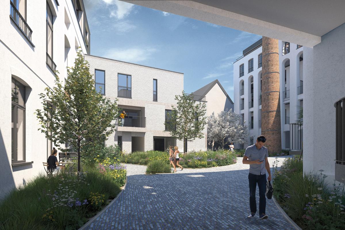 Place Stéphanie/ Louise, lot de deux appartements neufs