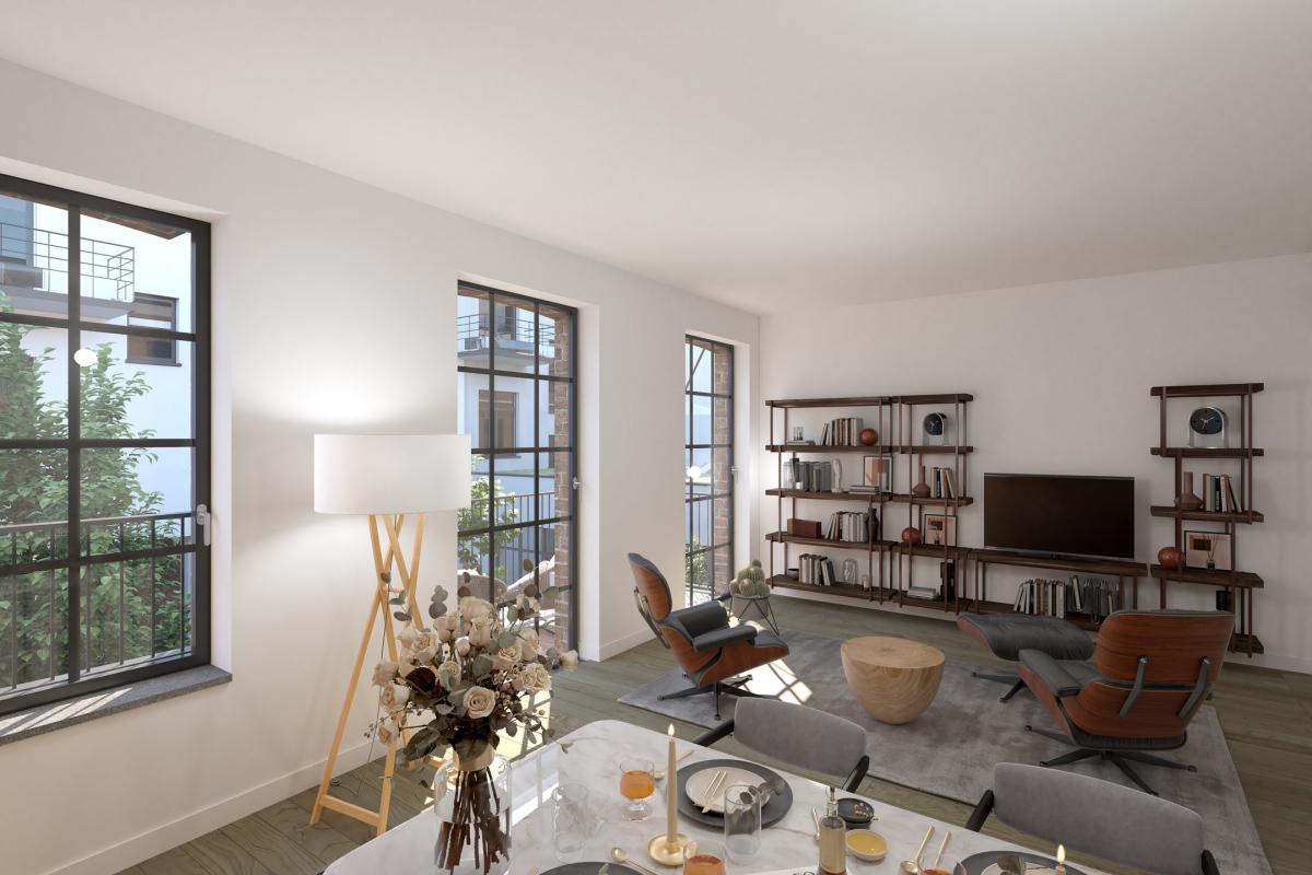 Place Stéphanie/ Louise, lot de deux appartements neufs