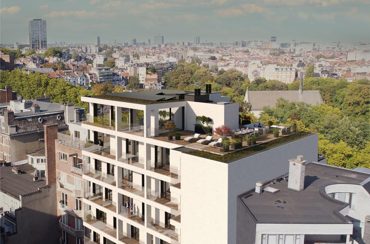 Projet avec vue imprenable sur l'abbaye de la Cambre!
