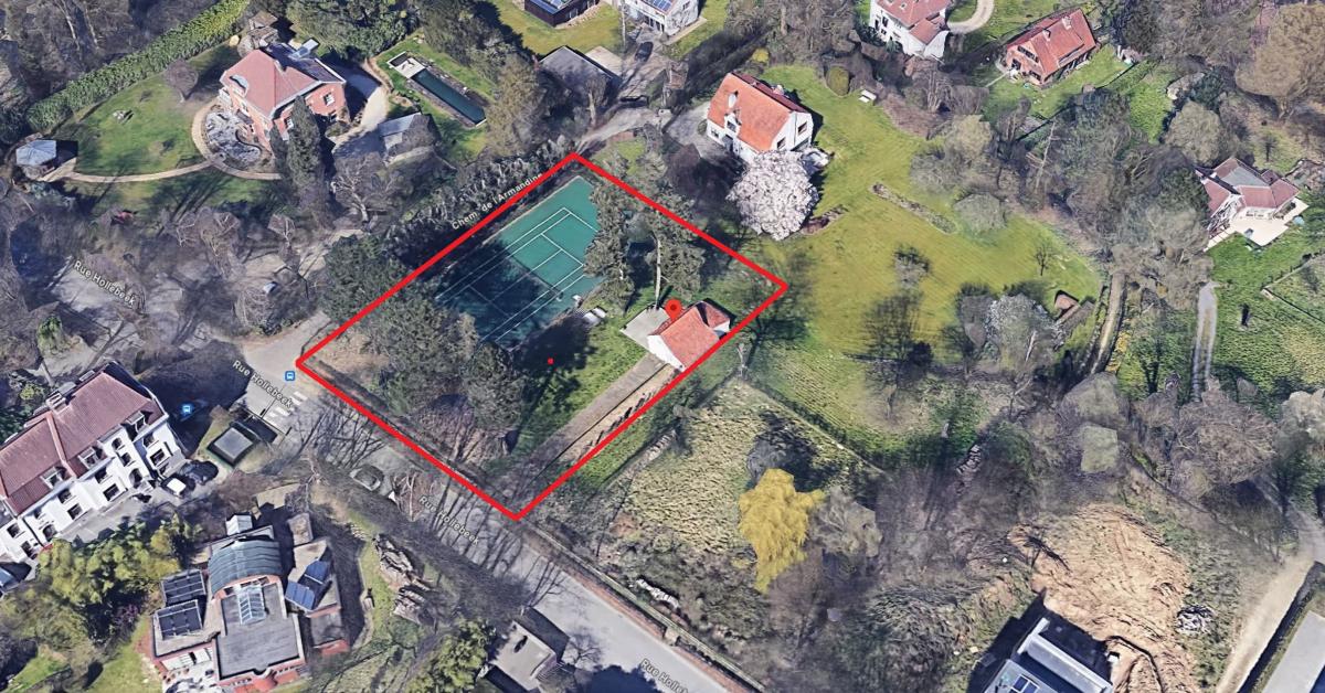 Linkebeek- Limite Uccle terrain de 1940m² 