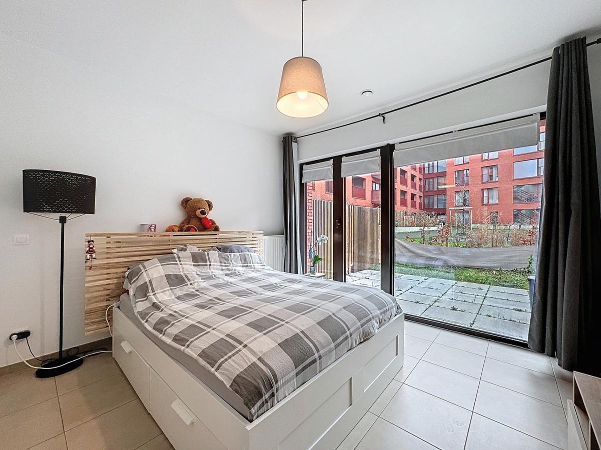 Erasme : Appartement neuf 1 chambre avec jardin 