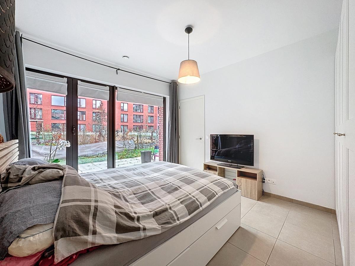 Erasme : Appartement neuf 1 chambre avec jardin 