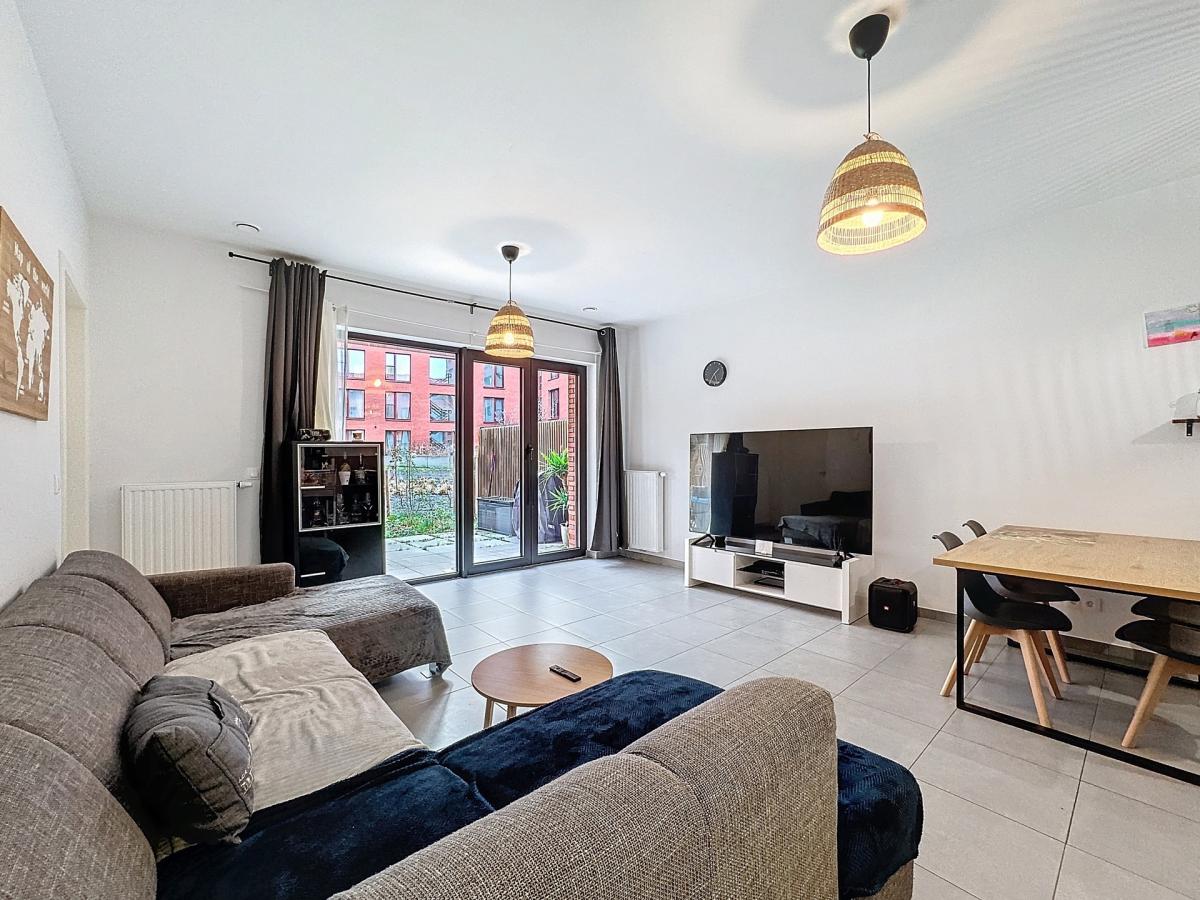 Erasme : Appartement neuf 1 chambre avec jardin 