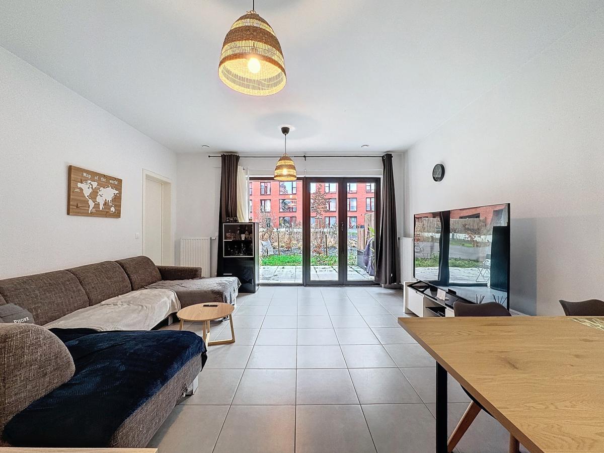 Erasme : Appartement neuf 1 chambre avec jardin 