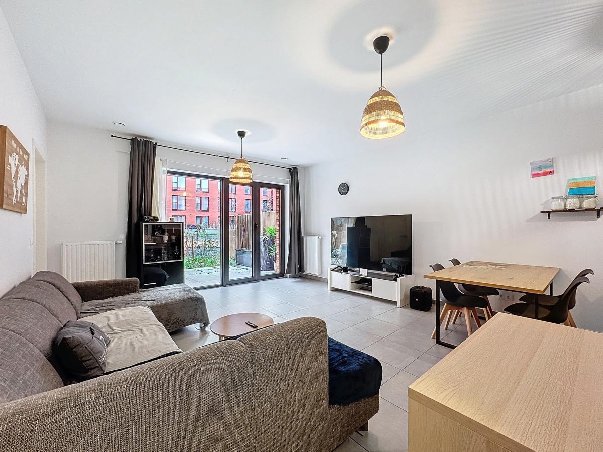 Erasme : Appartement neuf 1 chambre avec jardin 