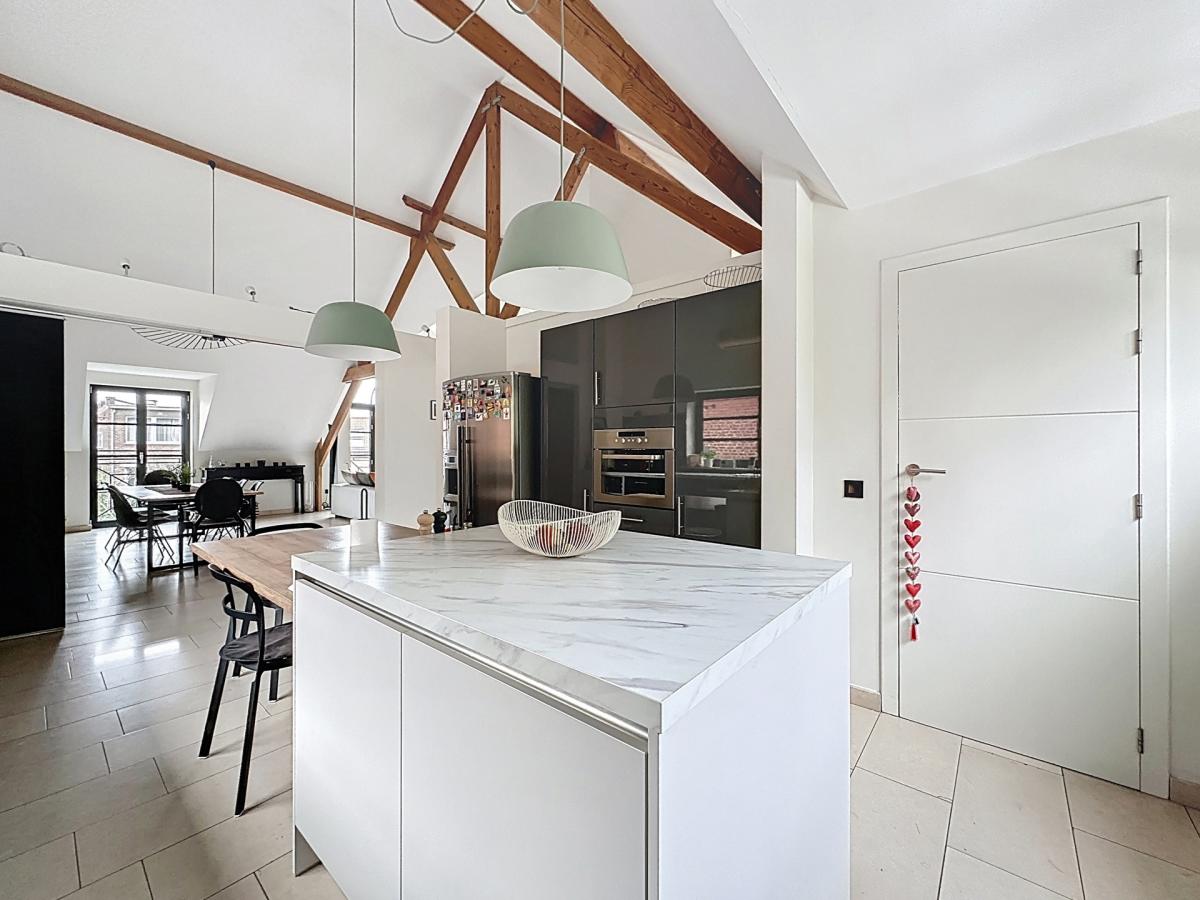 Dieweg : Superbe duplex penthouse + terrasse + parking