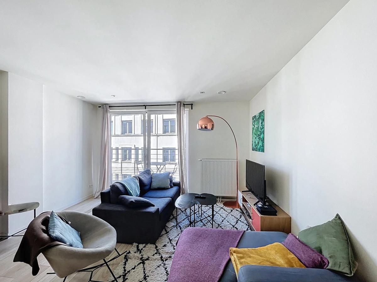 Quartier Européen: Superbe appartement meublé 2 ch +terrasse