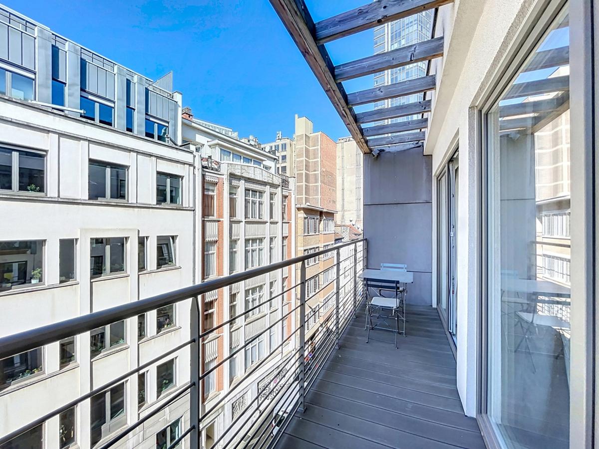 Quartier Européen: Superbe appartement meublé 2 ch +terrasse