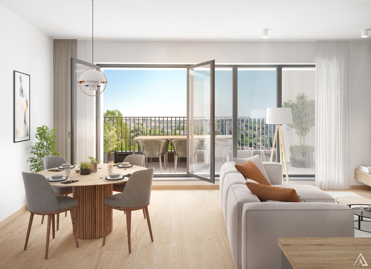 Magnifique penthouse 3 ch. ±153m² + 2 terrasses