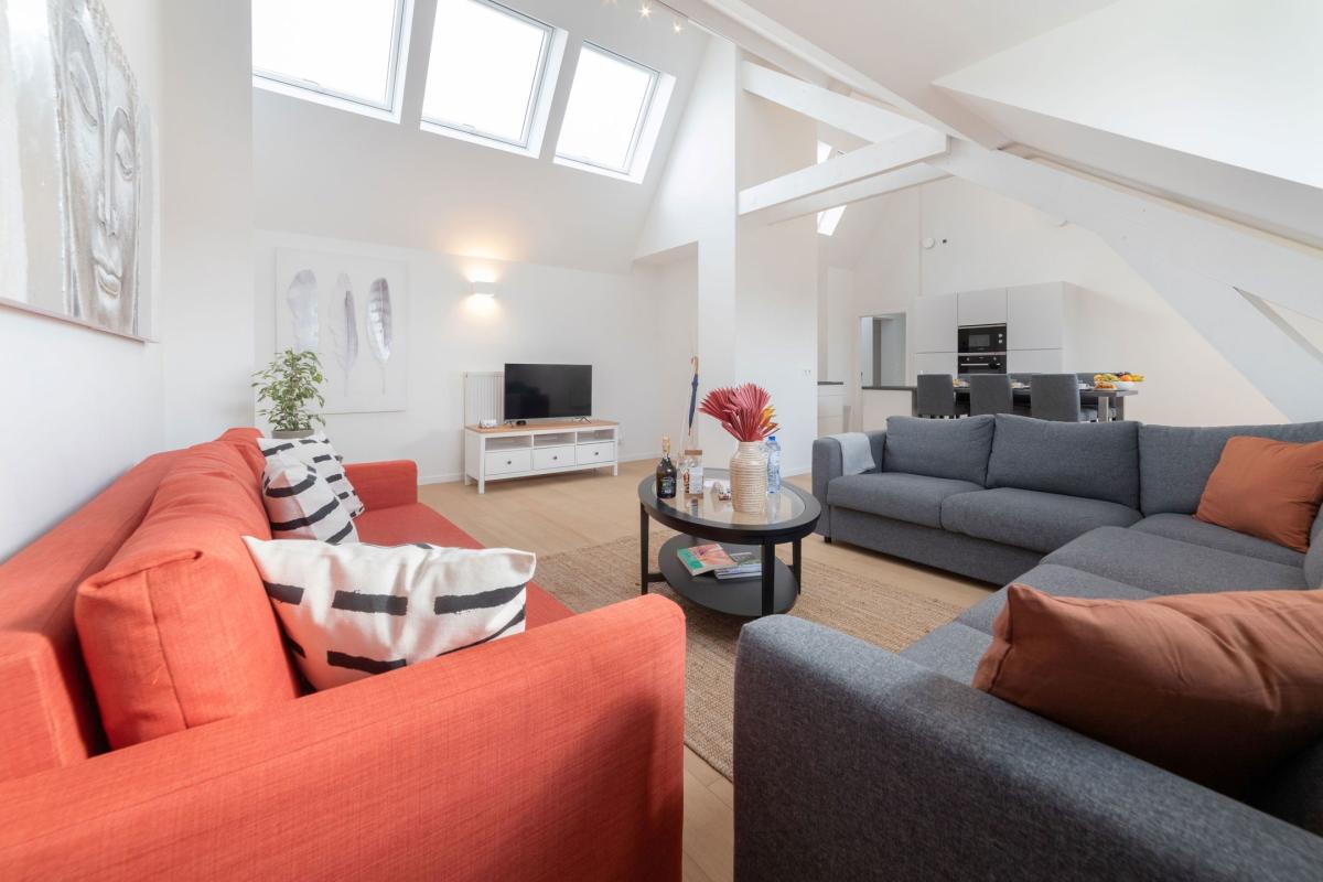 Molière: Appartement rénové 4 ch, 4 sdd, terrasse sur toit