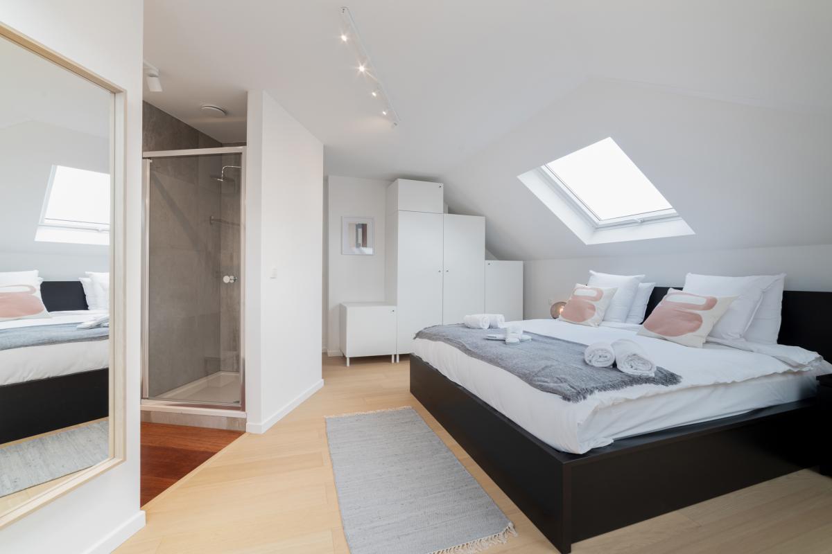 Molière: Appartement rénové 4 ch, 4 sdd, terrasse sur toit