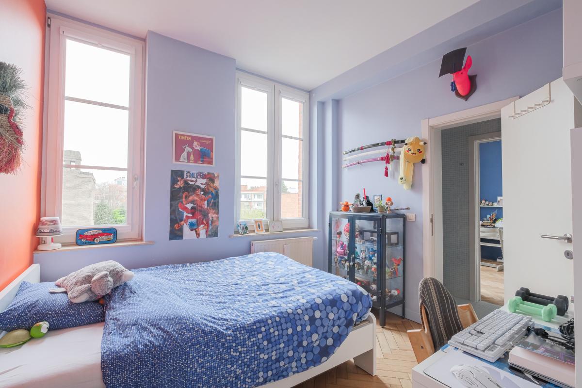 Lepoutre/Brugmann: Magnifique duplex penthouse 3 ch + bureau