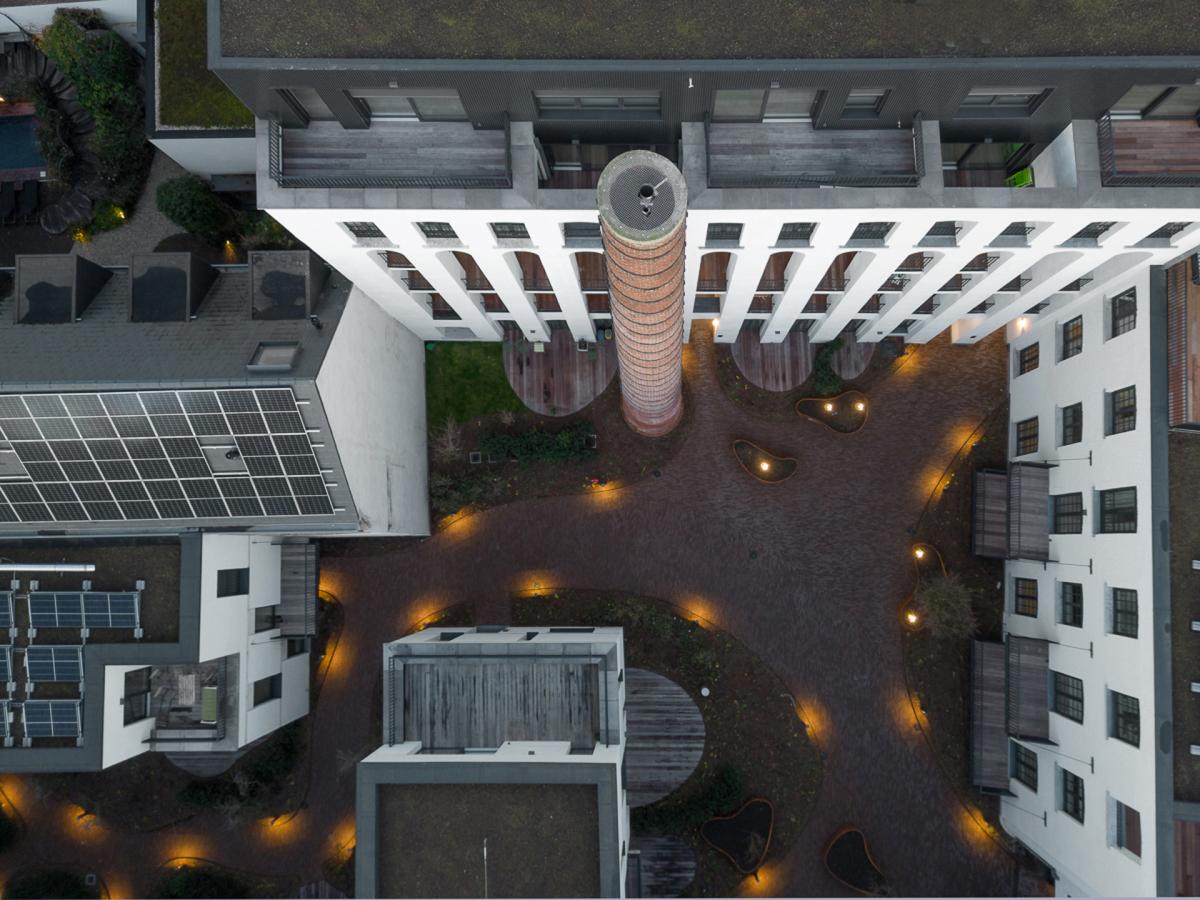 Grand flat de 51m² en intérieur d'ilot
