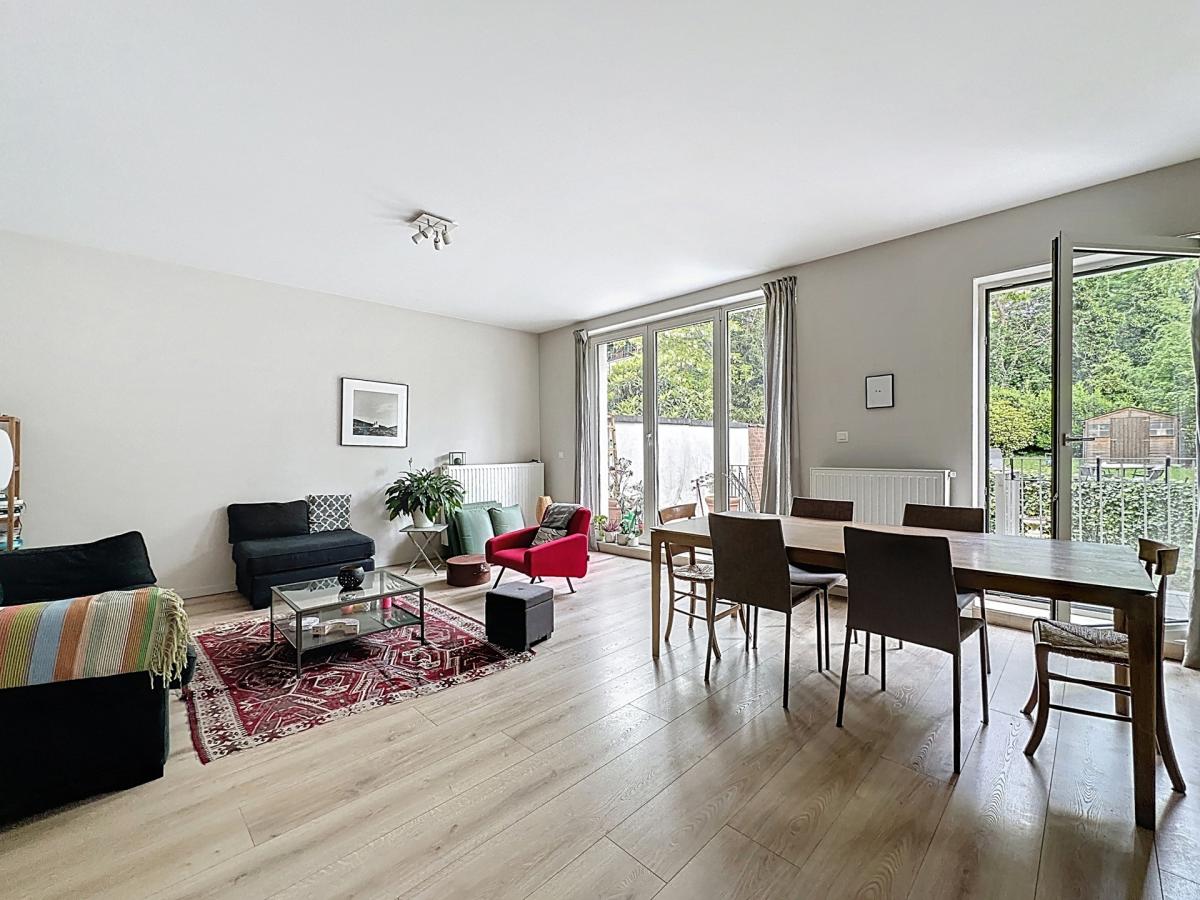 Héros/Brugmann : Superbe appartement avec jardin 