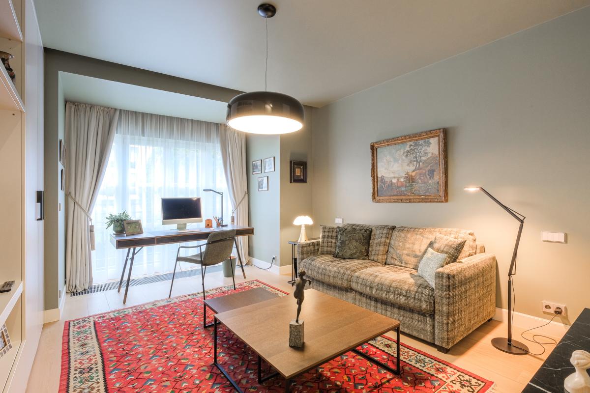 Cambre : bel apt moderne 2 ch grand jardin ouest