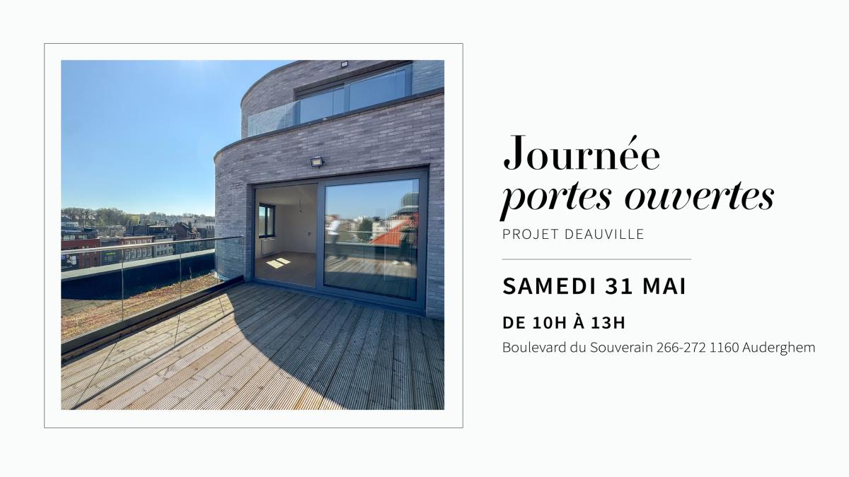 Magnifique penthouse neuf 2 chambres ±107m² 2 terrasses