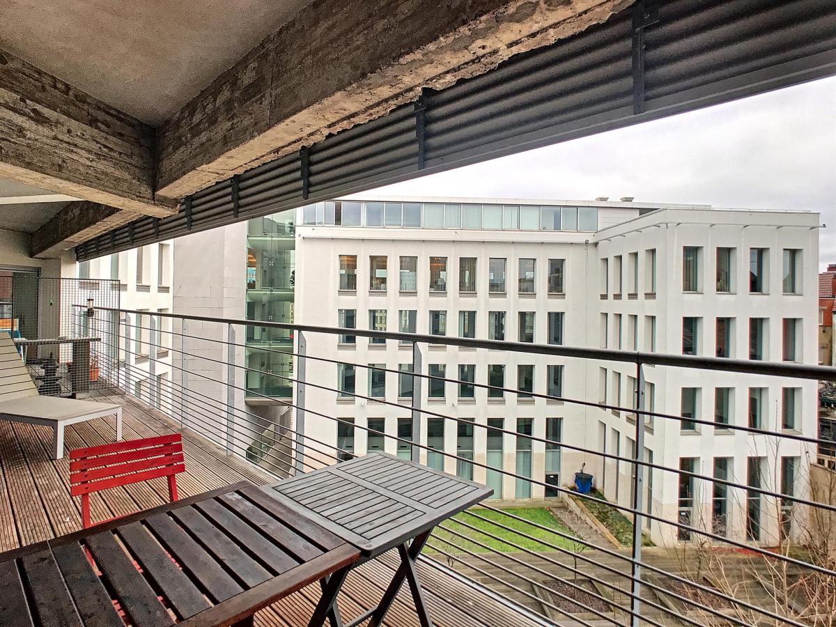 Saint-Gilles : Magnifique loft en parfait état + terrasse