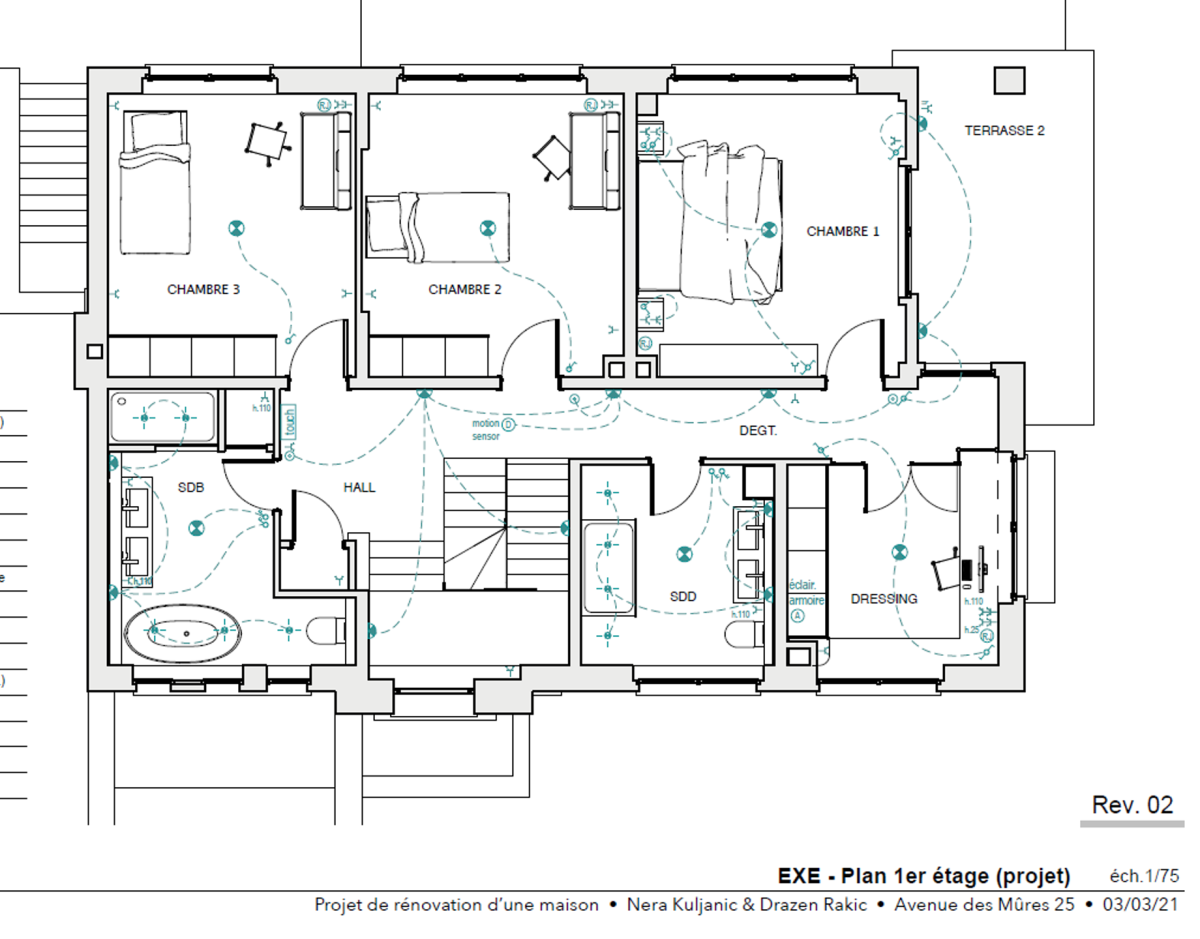 Uccle/Linkebeek : Belle villa rénovée de 4 ch.+ bureau 