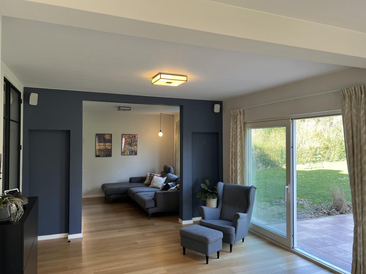 Uccle/Linkebeek : Belle villa rénovée de 4 ch.+ bureau 