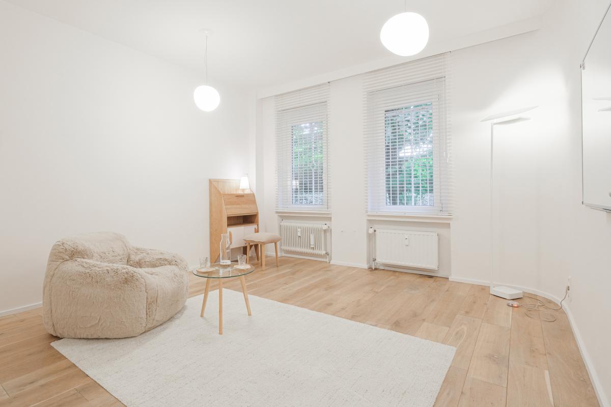  Brugmann Messidor : Rdc 2 chambres + bureau, usage prof lib