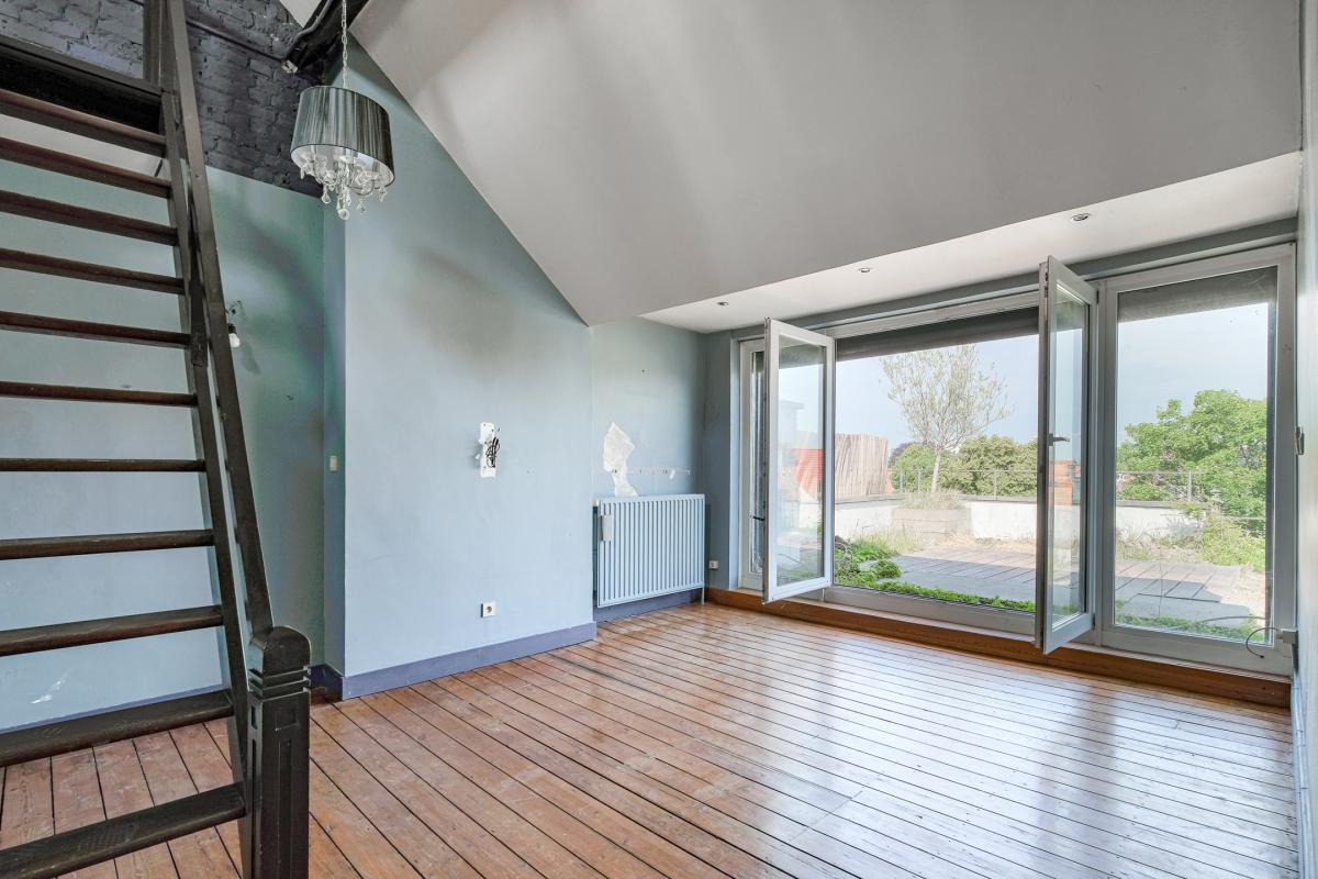 Lepoutre : Penthouse duplex 2 chambres, bureau + terrasses