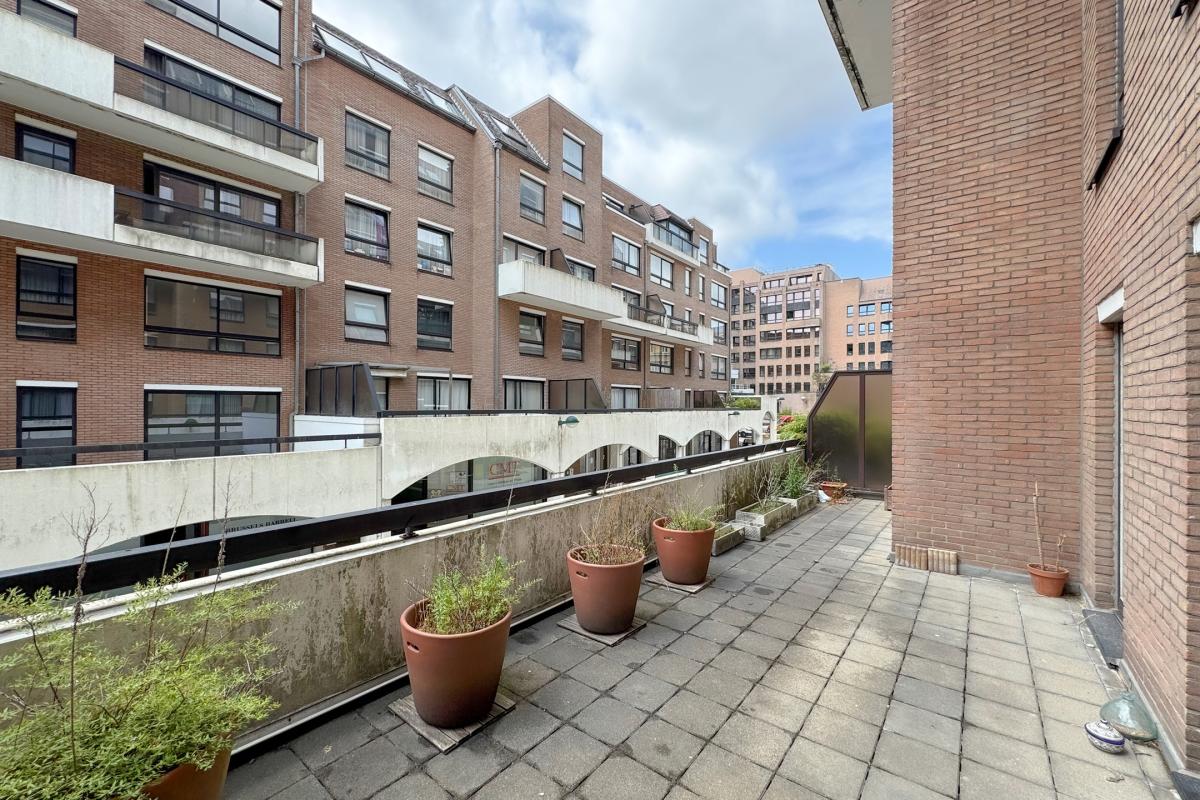 Quartier Européen: Lumineux appartement 1 ch+grande terrasse
