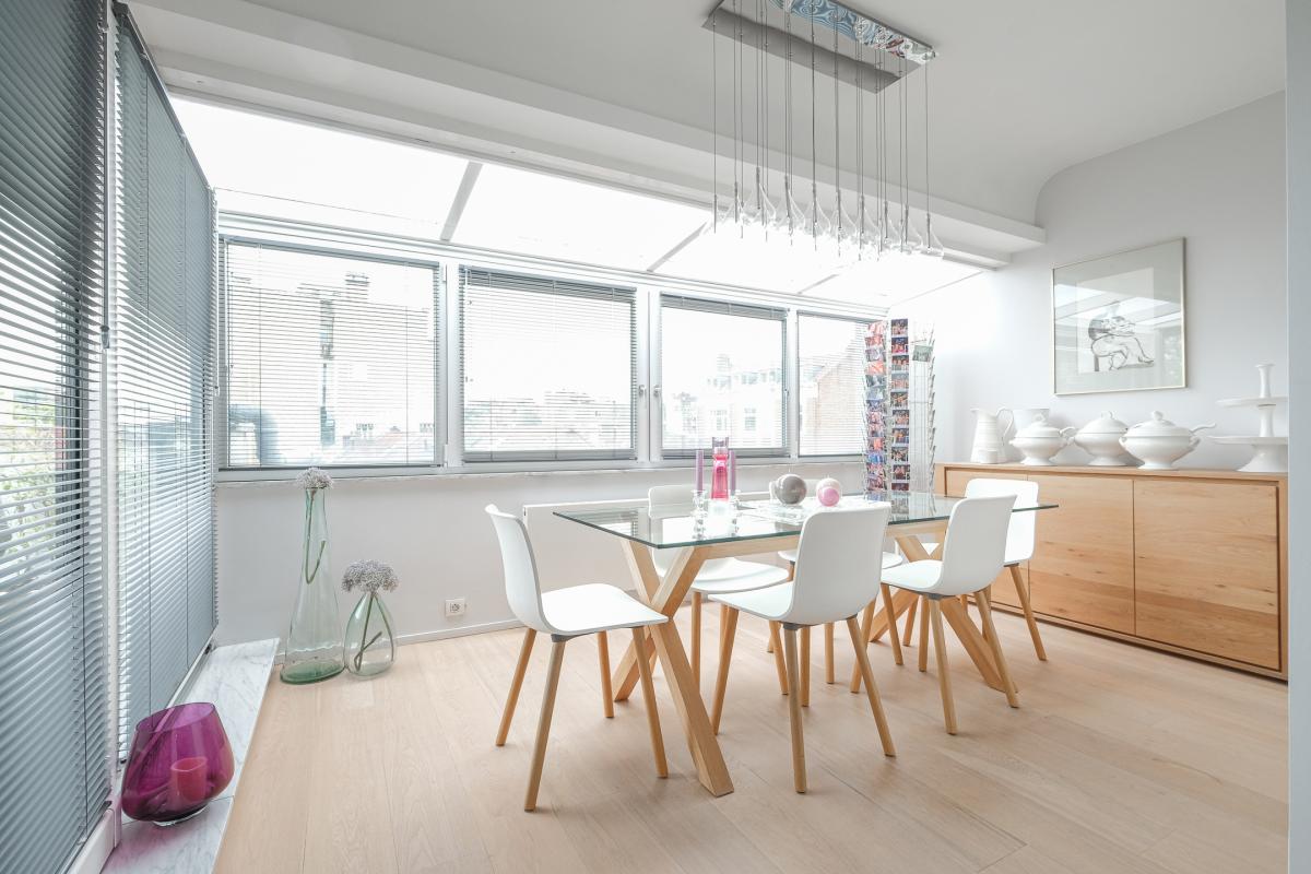 Lepoutre/Brugmann: Magnifique duplex penthouse 3 ch + bureau