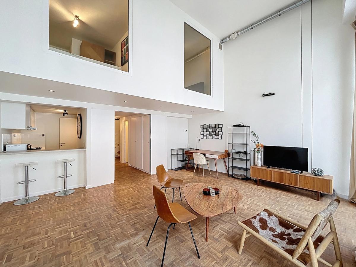 Quartier Européen : Superbe duplex meublé 2 chambres