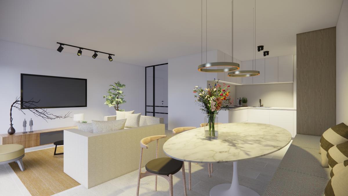 Parc Wolvendael,  appartement de +/-92m² , 2ch.+ terrasse