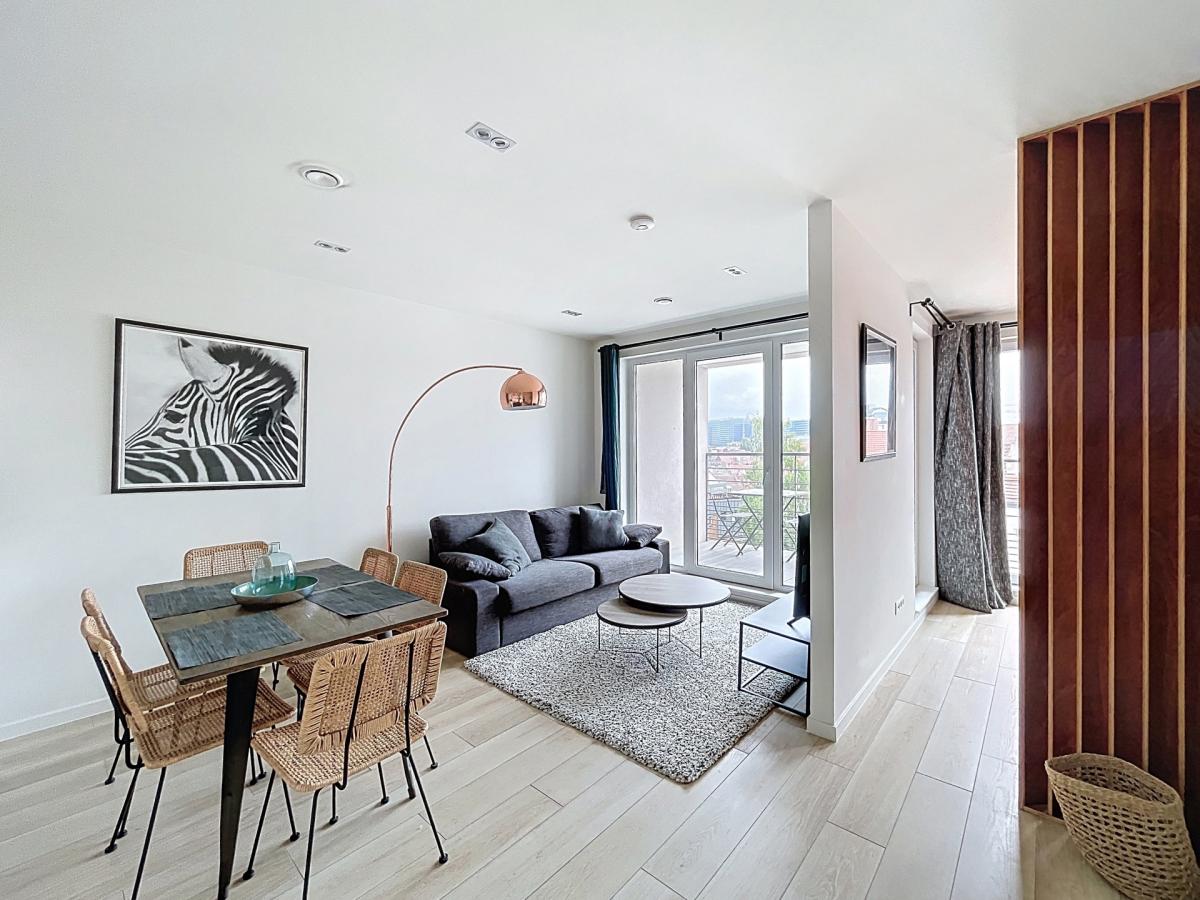 Quartier Européen: Superbe appartement 1 chambre + terrasse
