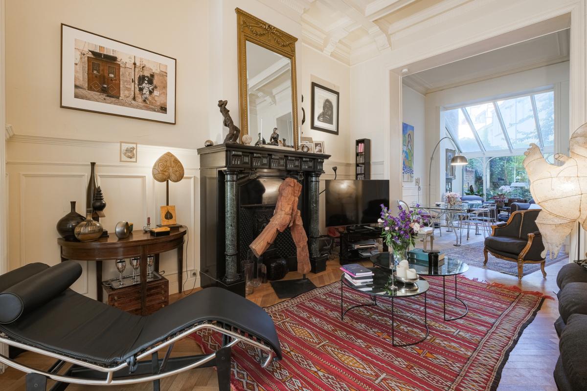 Lepoutre: Magnifique duplex rez-de-chaussée avec jardin 