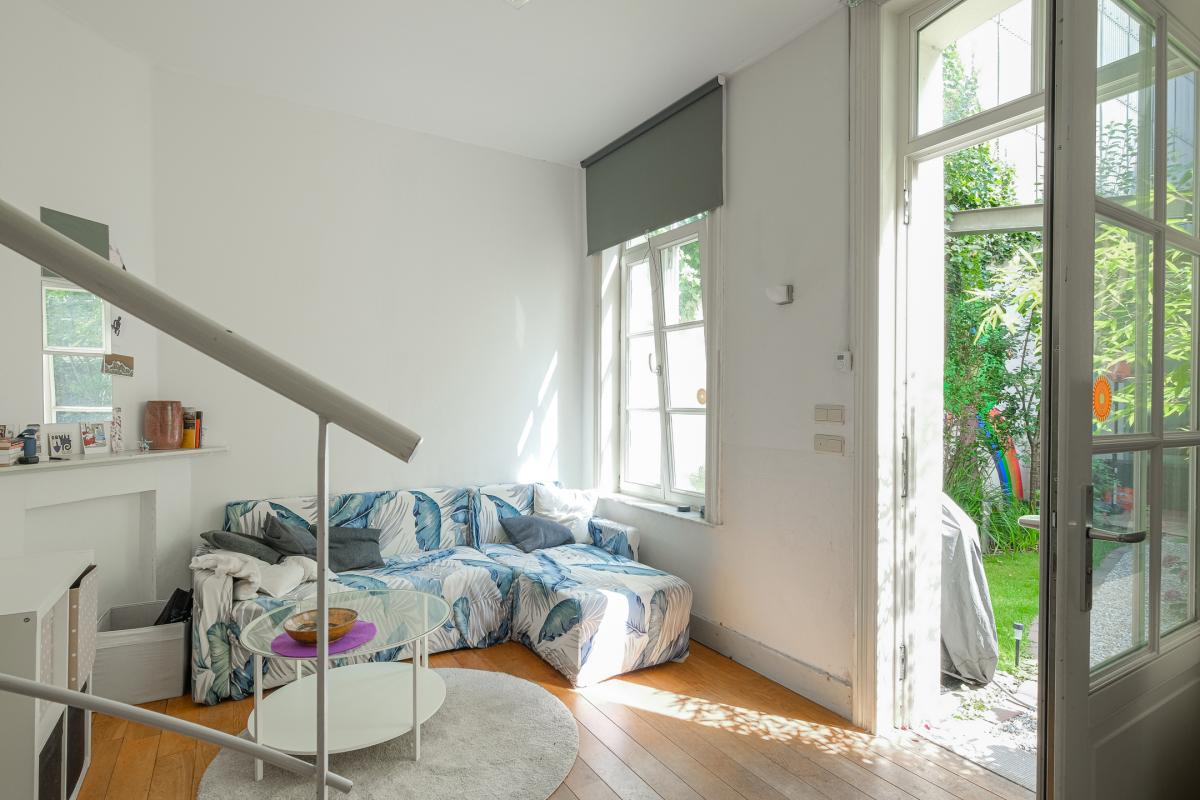 Quartier EU: maison rénovée + duplex + jardin et garage
