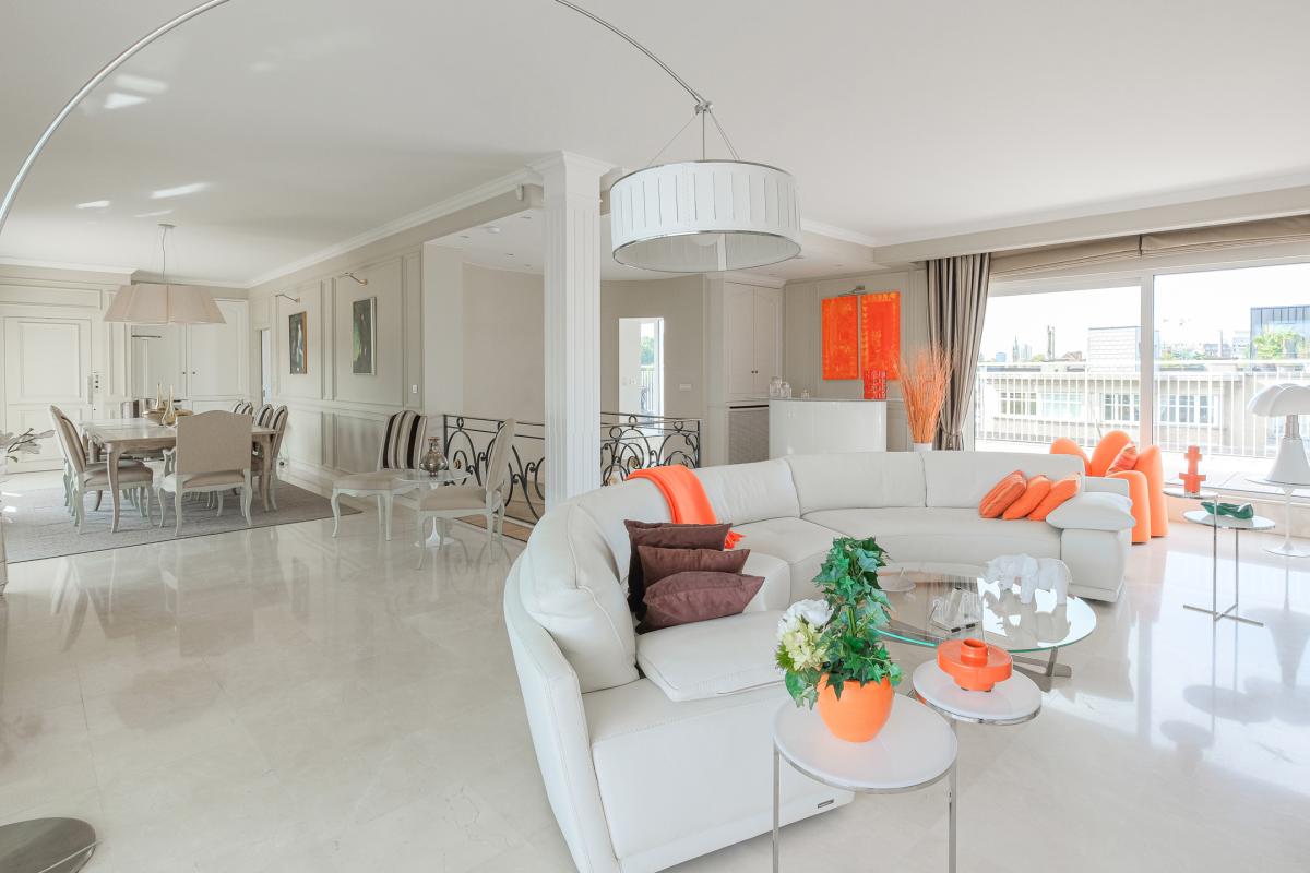 Bois de la Cambre / Roosevelt : duplex penthouse 4 chambres