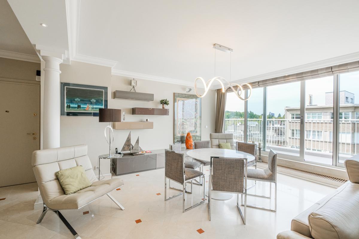 Bois de la Cambre / Roosevelt : duplex penthouse 4 chambres