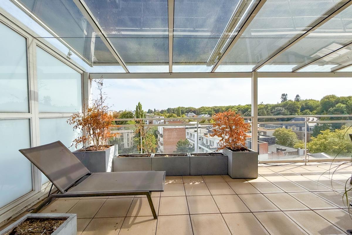 Bois de la Cambre / Roosevelt : duplex penthouse 4 chambres