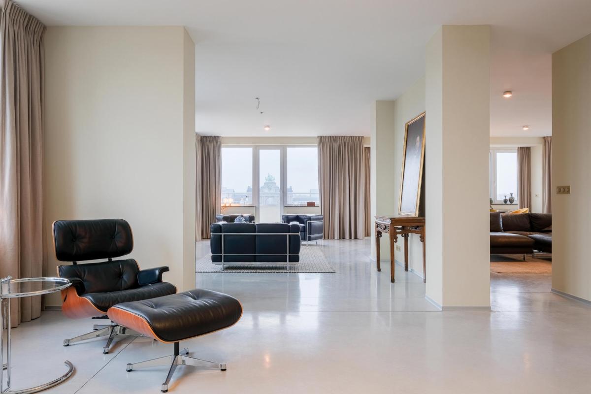 Somptueux penthouse avec vue unique sur le Cinquantenaire