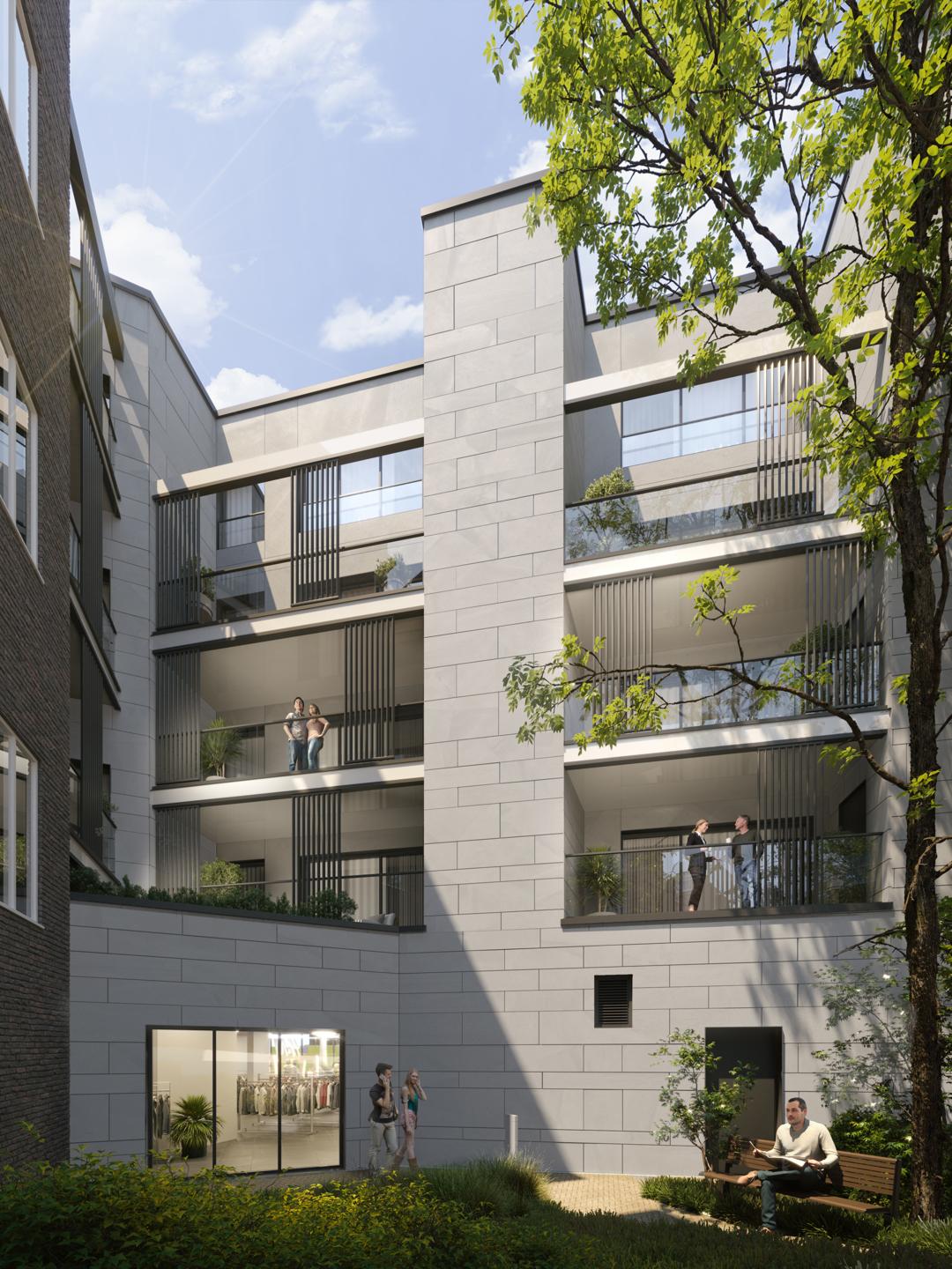 Magnifique penthouse neuf +-75m², 1ch., terrasse 29 m²