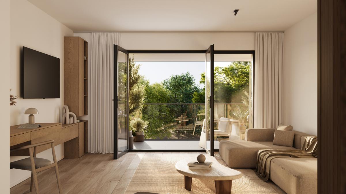 Magnifique appt. neuf +-85m², 2ch., terrasse 11 m²