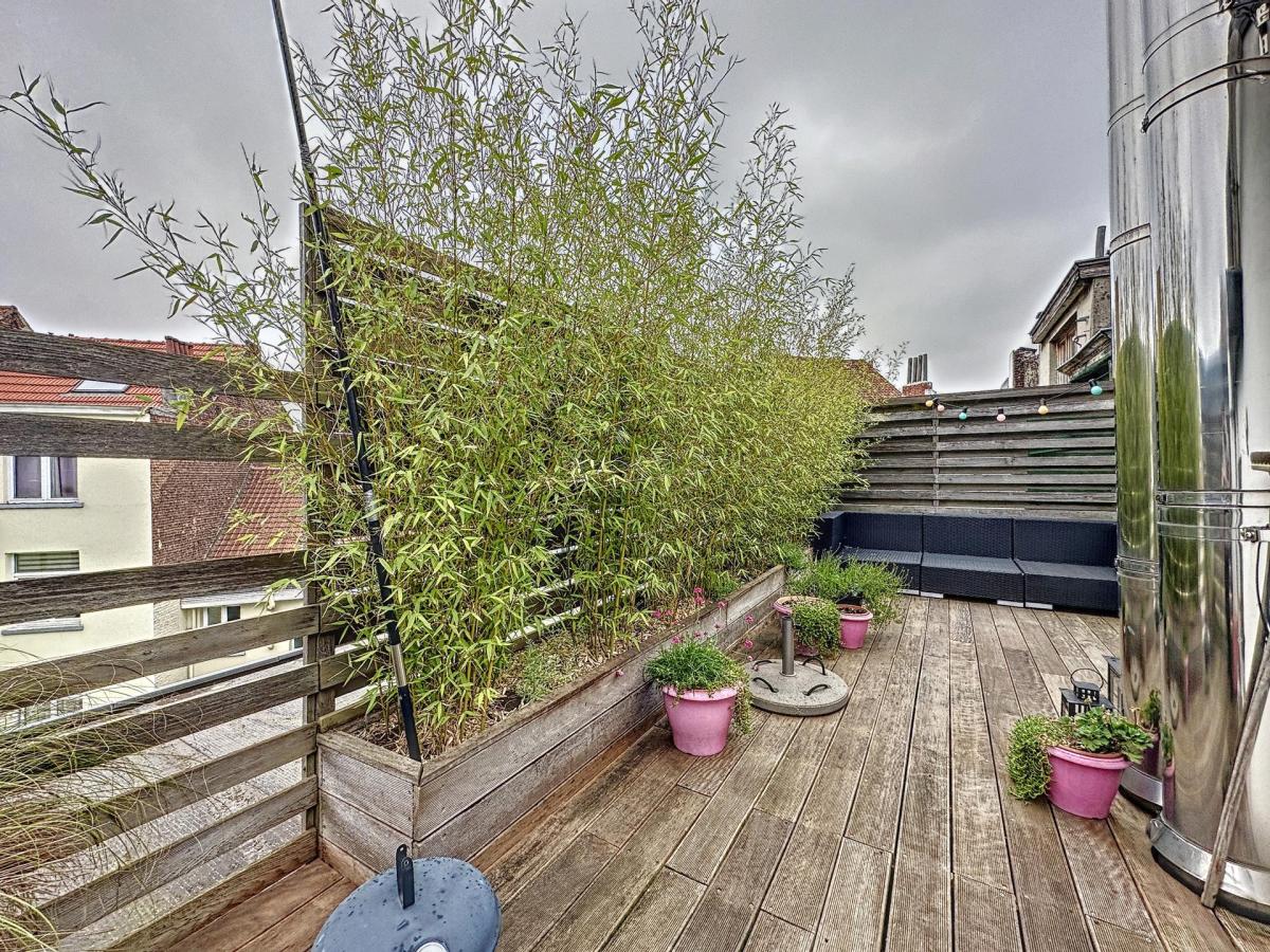 Haut de Saint-Gilles : Superbe duplex penthouse + terrasse