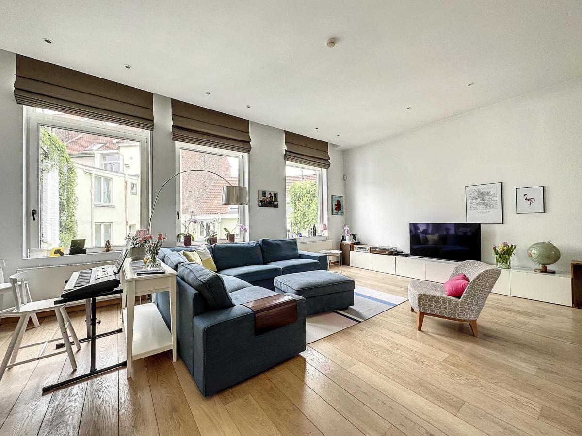 Haut de Saint-Gilles : Superbe duplex penthouse + terrasse
