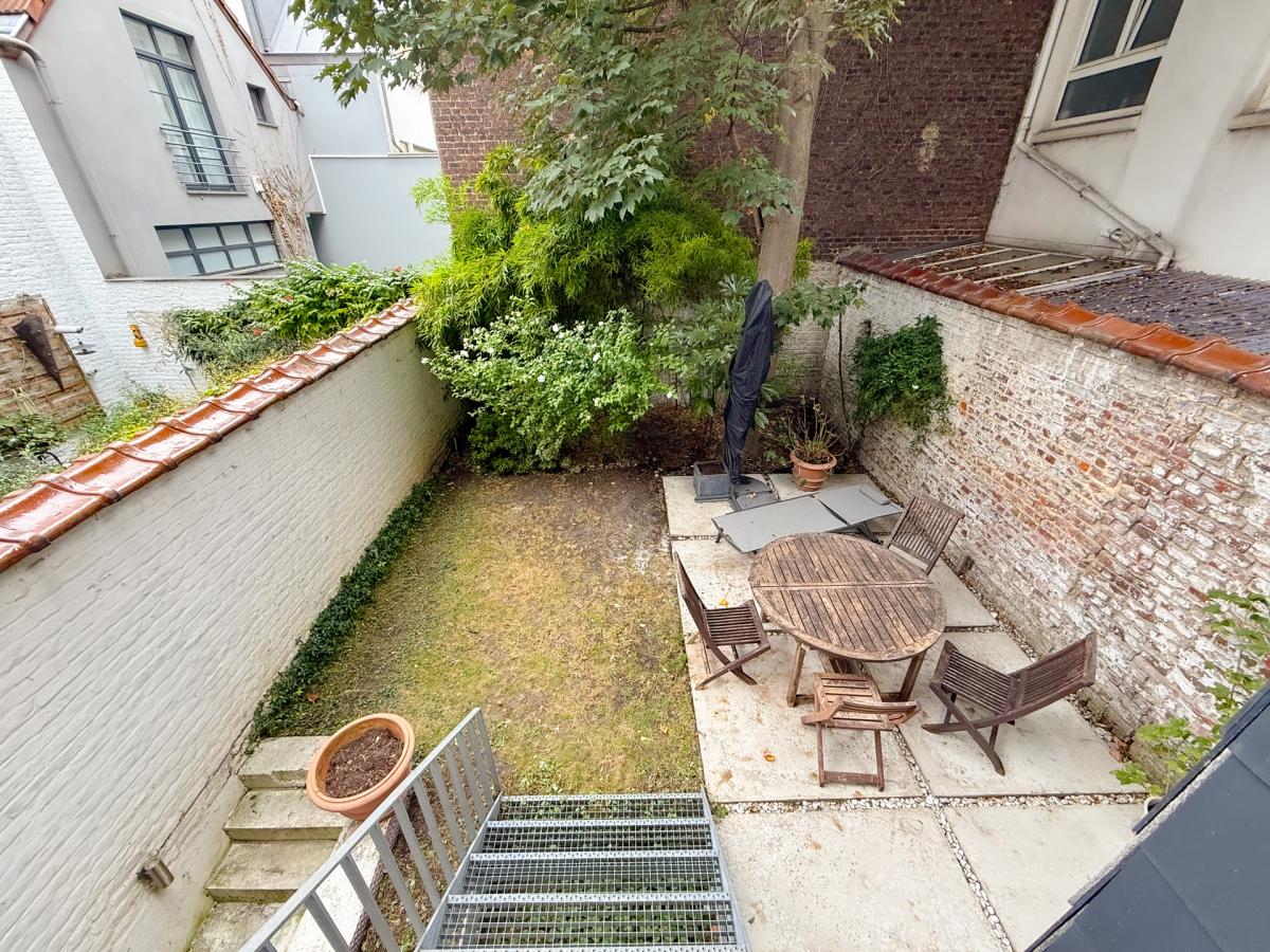 Etangs d'Ixelles : Bel appartement duplex 2 ch et jardin