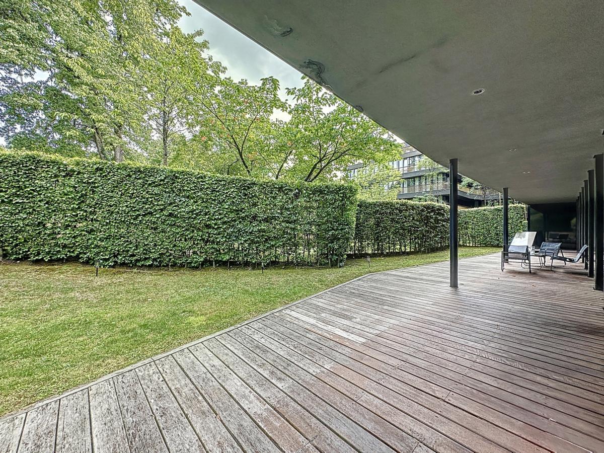 Parc Hamoir : Beau RDC avec jardin de 3 chambres + parking