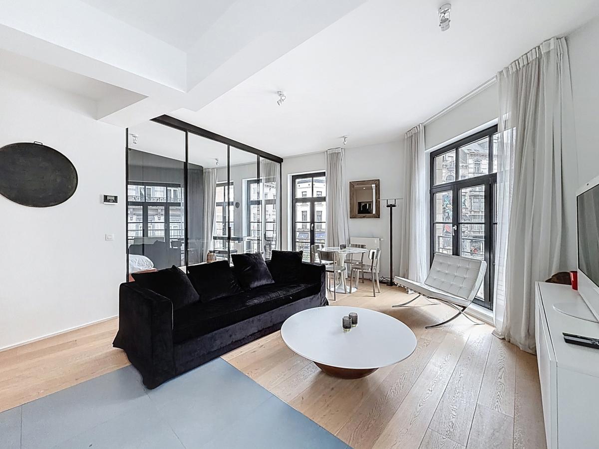 Sablon : Bel appartement 1 chambre remis à neuf et meublé