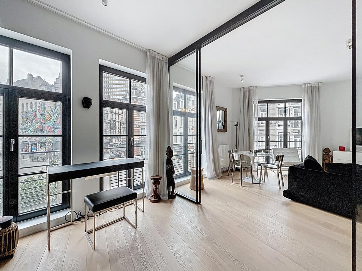 Sablon : Bel appartement 1 chambre remis à neuf et meublé